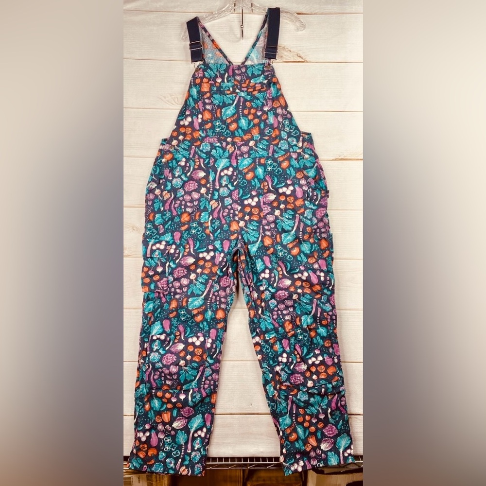 Duluth Trading Co Floral Jumpsuit - Teal and Multicolor - Picture 5 of 8
